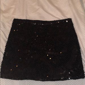 Sparkly black skirt (size SMALL)